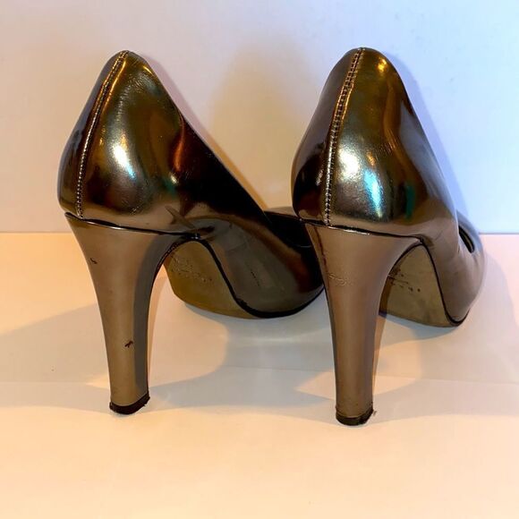 Theory Metallic Grey Pumps Size 36.5 EU Metallic Bronze Color - Picture 6 of 11
